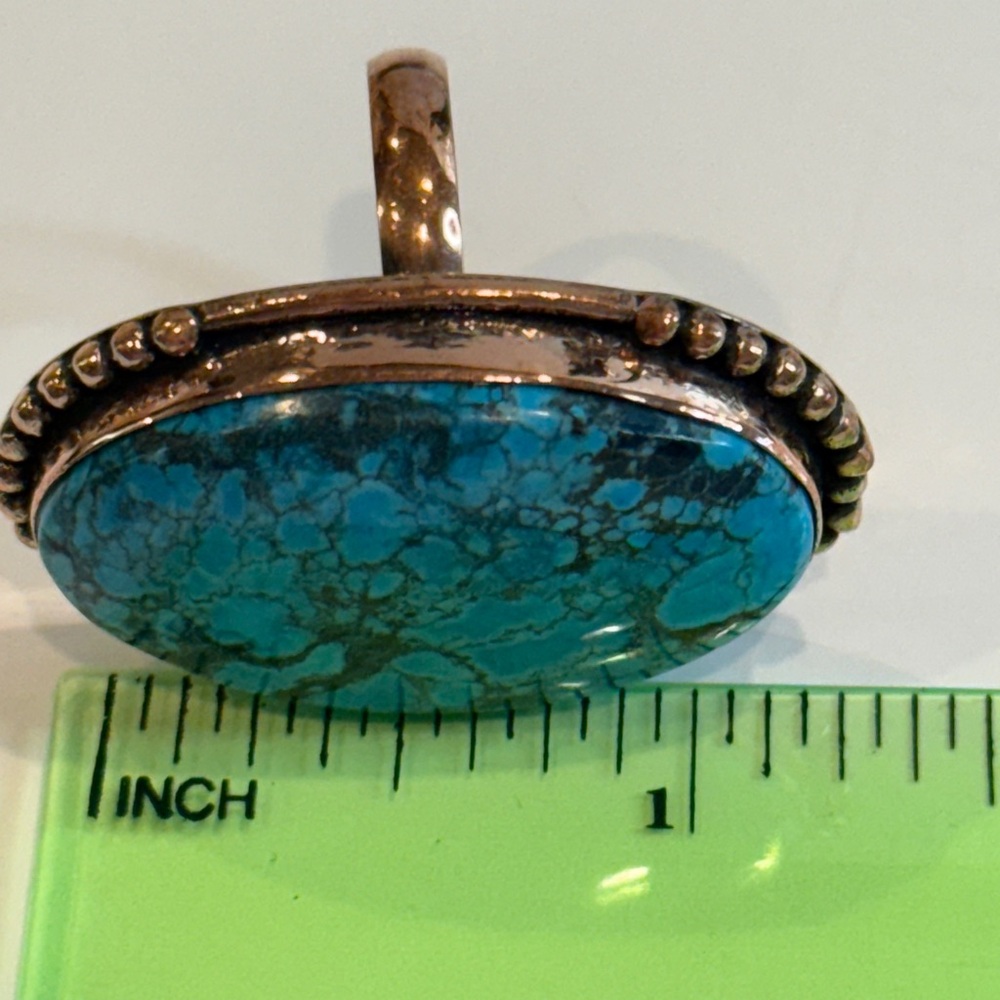 🆕 Big Turquoise in Copper Ring Size 8 - 🆕 - Picture 9 of 9